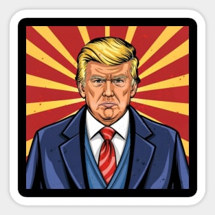 Super Donald Trump Sticker
